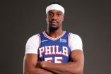 Foto del perfil de Ariel Hukport con los 76ers.