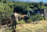 Volcadura de autobús en Sonora
