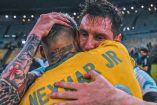 Neymar dedicó un emotivo mensaje a Messi.