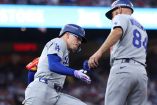 Kiké Hernández llegó a 94 partidos de postemporada con Dodgers, una marca para la franquicia.