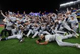 Tampa Bay Rays celebra pase a la Serie de Campeonato de la Liga Americana