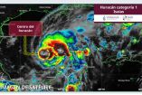 Se espera que Isaías genere lluvias intensas en Veracruz, Tabasco, Campeche y Yucatán; muy fuertes en Tamaulipas y fuertes en Quintana Roo.