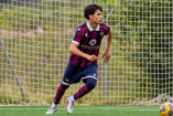 Diego Moyano, defensa de la cantera del Levante, fue convocado para entrenar con el primer equipo a los 14 años.