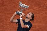 Alexander Zverev en el Roland Garros, su primer Grand Slam después de 10 años de carrera.
