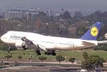 Un Boeing 747-8 de Lufthansa interrumpió su intento de aterrizaje en el Aeropuerto Internacional de Los Ángeles (LAX)