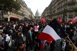 Los manifestantes, en su mayoría alumnos de bachillerato y universitarios, salieron a protestar a las calles de la capital francesa para exigir mejores condiciones de estudio.