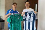 Matías Almeyda, DT del Monterrey, y Rafael Márquez, seleccionador de México, en las instalaciones de El Barrial.