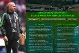 Pedro López es el Director Técnico de la Selección Mexicana femenil.