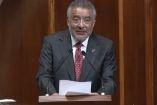 Horacio Duarte, secretario general de Gobierno del Estado de México, informa sobre el rescate de hospitales en la entidad