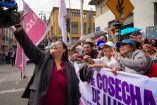 Citlalli Hernández acudió al Congreso de la Ciudad de México al segundo informe de la jefa de gobierno Clara Brugada