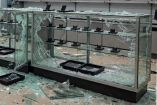 destrozos en la tienda