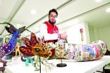 Alfredo Hernández agradece que cada año aumente la competencia en el Concurso y Desfile de Alebrijes Monumentales de la Ciudad de México.