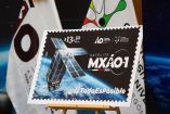 Ciudad de MÃ©xico 19 de Octubre 2026.  Ceremonia de la estampilla postal "Microsatelite MXA0-1". Foto CortesÃ­a DarÃ­o Luna