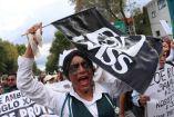 Marcha de trabajadores del IMSS