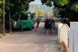 Un autobús del transporte público que trasladaba a estudiantes de secundaria fue atacado a balazos