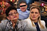 Ernestina Godoy y Maru Campos al frente, con César Jáuregui al fondo, en una composición editorial sobre nuevas investigaciones por presunta corrupción relacionada con casinos y prestanombres en Chihuahua.