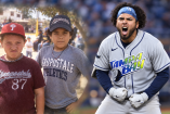 Jonathan Aranda conectó tres sencillos y anotó una carrera en la derrota de los Rays ante los Cerveceros al comenzar la Serie Mundial 2026.