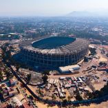 Las imágenes aéreas muestras los avances en el Estadio Azteca.