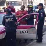 Taxista presuntamente intoxicado en CDMX.