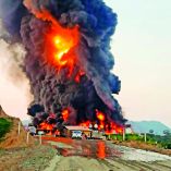 En las últimas horas se registraron explosiones e incendios.