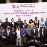 El primer Padrón de Instaladoras e Instaladores de Gas y Electricidad Certificados en la Ciudad de México.