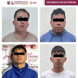 La SSC detalló que las detenciones se llevaron a cabo entre el 20 y el 24 de abril