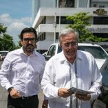 Juan de Dios Gámez Mendívil, alcalde de Culiacán, y Rubén Rocha Moya, gobernador de Sinaloa