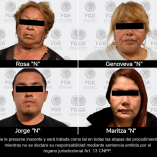 Los detenidos, junto con los objetos y el inmueble asegurado, fueron puestos a disposición de la autoridad competente para determinar su situación jurídica.