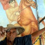 La obra forma parte del homenaje para reconocer a Melchor Peredo como uno de los últimos representantes del muralismo mexicano.