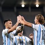 Argentina, con gran actuación de Lautaro y Nico Paz, golea a Bolivia
