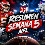 Resumen Semana 5 NFL | Resultados y Posiciones Actualizadas