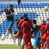 Miguel Martínez abrió el marcador para los Gallos en la recta final de la primera parte (Cortesía Gallos de Querétaro)
