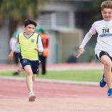 Jorge Celis Morales del Rosedal Lomas hizo valer todo el esfuerzo y dedicación que ha tenido previo a su carrera de velocidad.