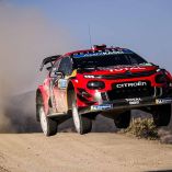 El bólido francés de Citroën superó sin problemas los retos de las terracerías de Guanajuato (Fotos: EFE)