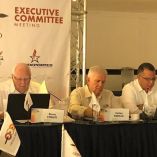 Carlos Padilla Becerra estuvo presente en Panamá representando al Comité Olímpico Mexicano. Foto tomada de Twitter: @COM_Mexico