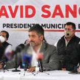 El IEEM entregó a la planilla ganadora la constancia de mayoría, la cual encabeza el presidente municipal electo, David Sánchez Isidoro. Foto: Especial