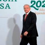 El presidente Andrés Manuel López Obrador durante su tradicional conferencia matutina en Palacio Nacional. Foto: Presidencia