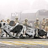 Los disturbios comenzaron a causa del descontento tras el aumento del precio del gas líquido. Foto: Reuters