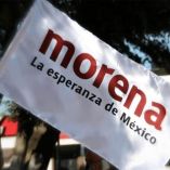 Bandera del partido Morena