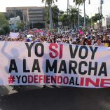 Manifestación en el INE