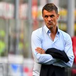 Paolo Maldini viento una práctica del AC Milán.