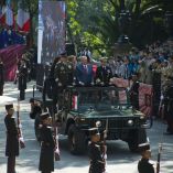 La ceremonia se realizó en el Altar a la Patria