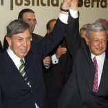 Cuauhtémoc Cárdenas y AMLO