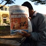 El titular de La Prensa sobre la reelección de Bukele en El Salvador