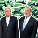 AMLO y Carlos Slim