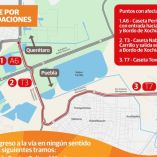 Cierres en Circuito Exterior Mexiquense.