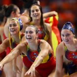 Españolas celebrando