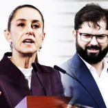 Gabriel Boric conversó este martes con Sheinbaum por teléfono. (Reuters)