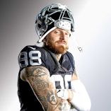Maxx Crosby, jugador defensivo de Raiders de Las Vegas.