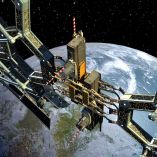 De acuerdo con diversos informes, el dispositivo es capaz de capturar detalles faciales desde la órbita terrestre baja. En la imagen se observa una ilustración en 3D de la estación espacial china. Foto: Getty Images